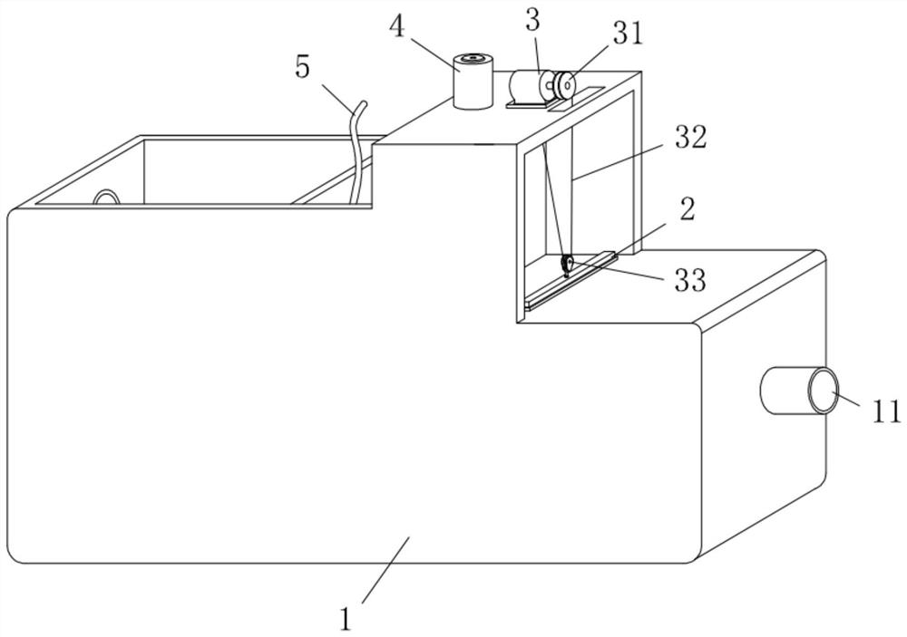 A purification device for disinfection by-products of drinking water used in waterworks