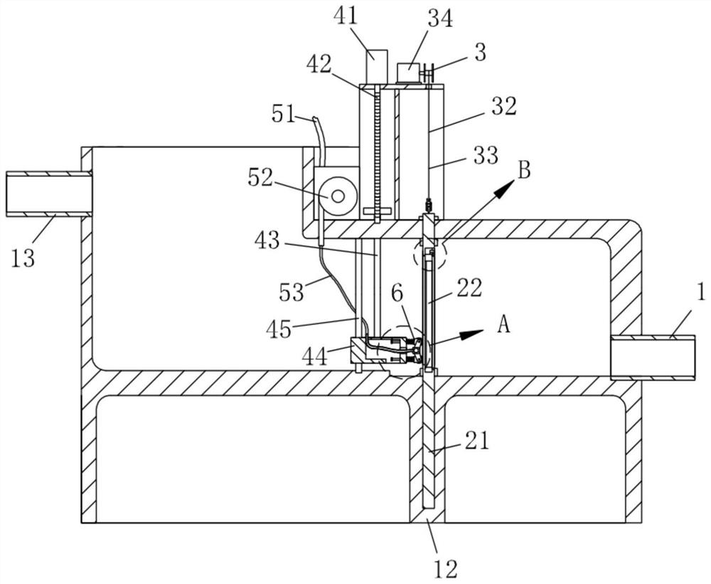 A purification device for disinfection by-products of drinking water used in waterworks