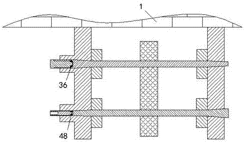 A bracket carrying locking device