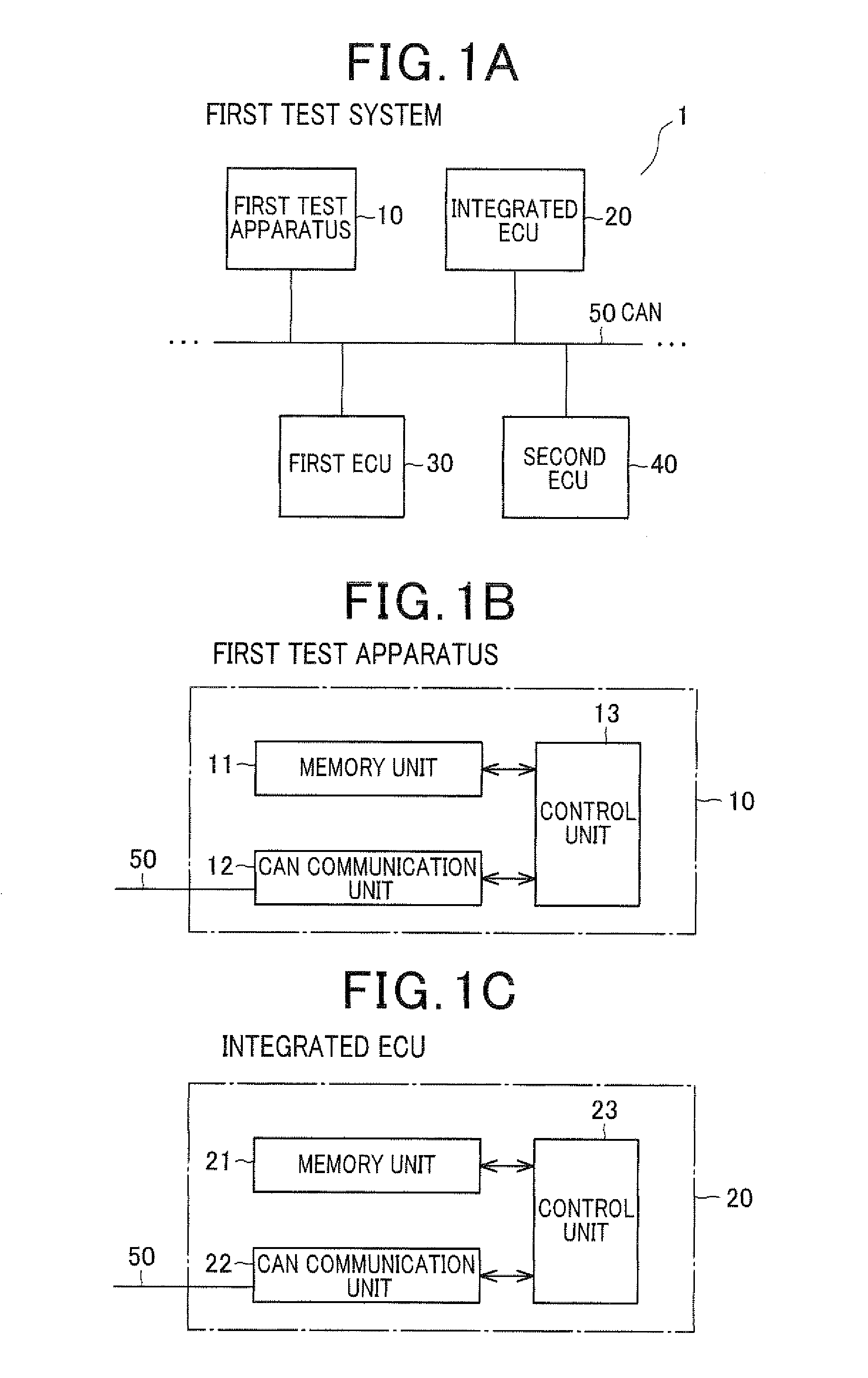 Vehicle test system including plurality of apparatuses mutually communicable via network
