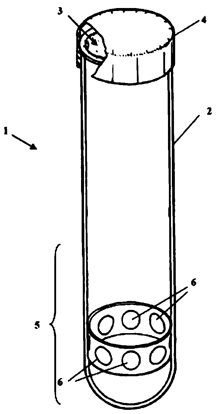 Container for determination of analytes and/or chemo-physical parameters in urine, and for determination of urine sediment in urine; and method of performing total urine analysis using the container