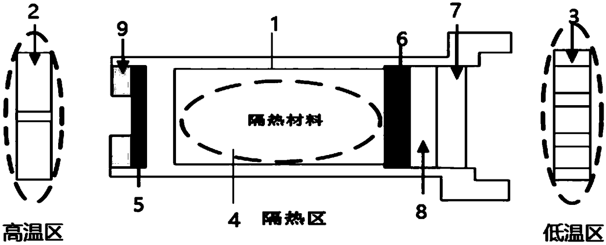 Prototype of sapphire ultra-high temperature pressure sensor and preparation method thereof