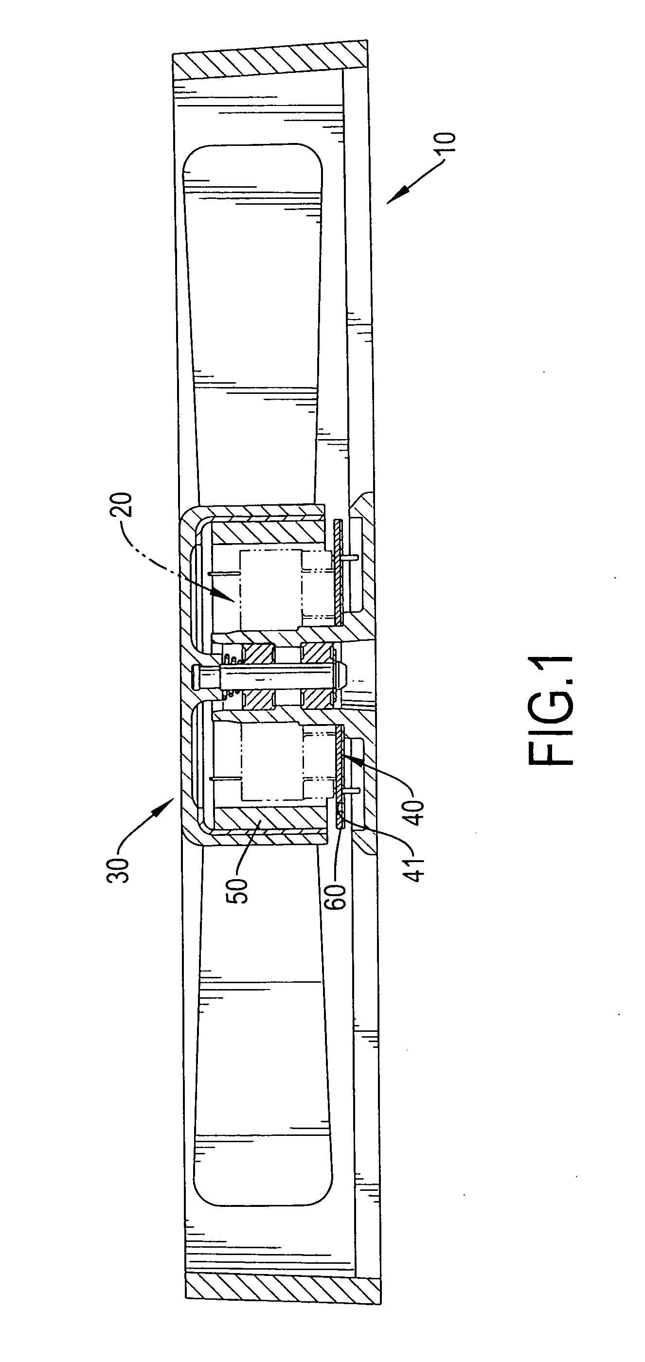 Magnetic force sensing device in a brushless motor to enhance magnetic force sensibility of a hall element inside the brushless motor