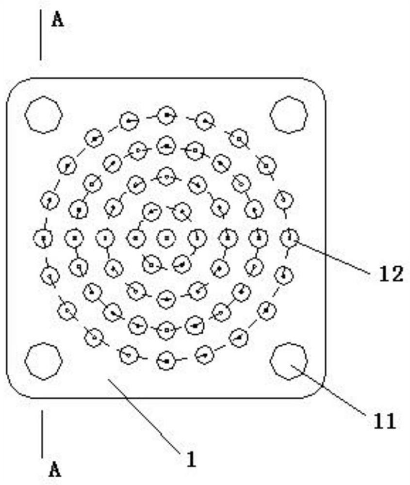 A sampling piece for resistance online moisture meter