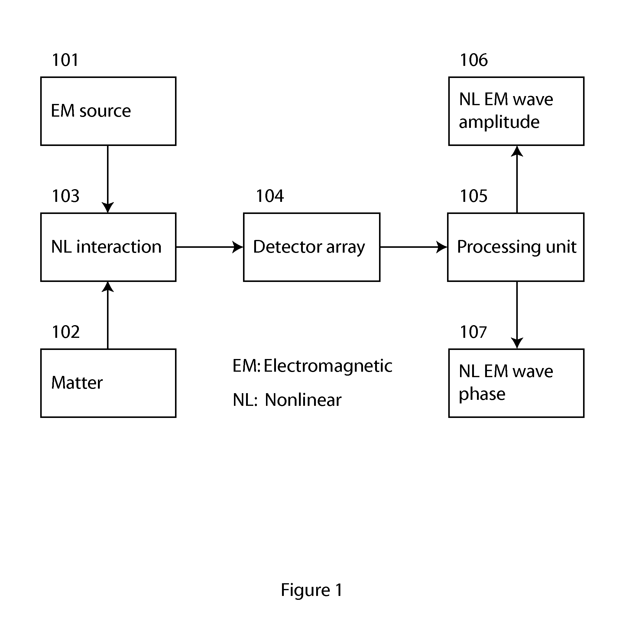 Method and apparatus for retrieval of amplitude and phase of nonlinear electromagnetic waves