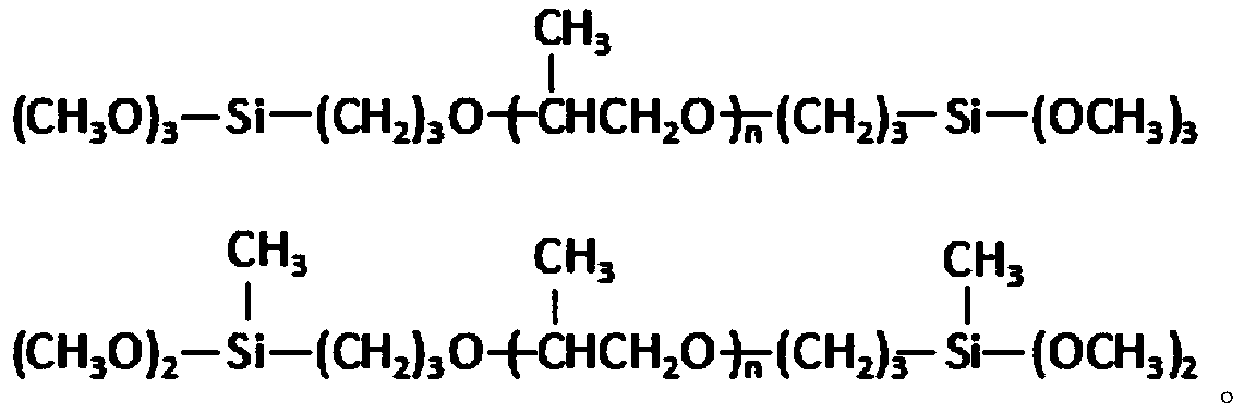 Stress relaxation type polyether sealant based on terminal silane modification and preparation method of polyether sealant