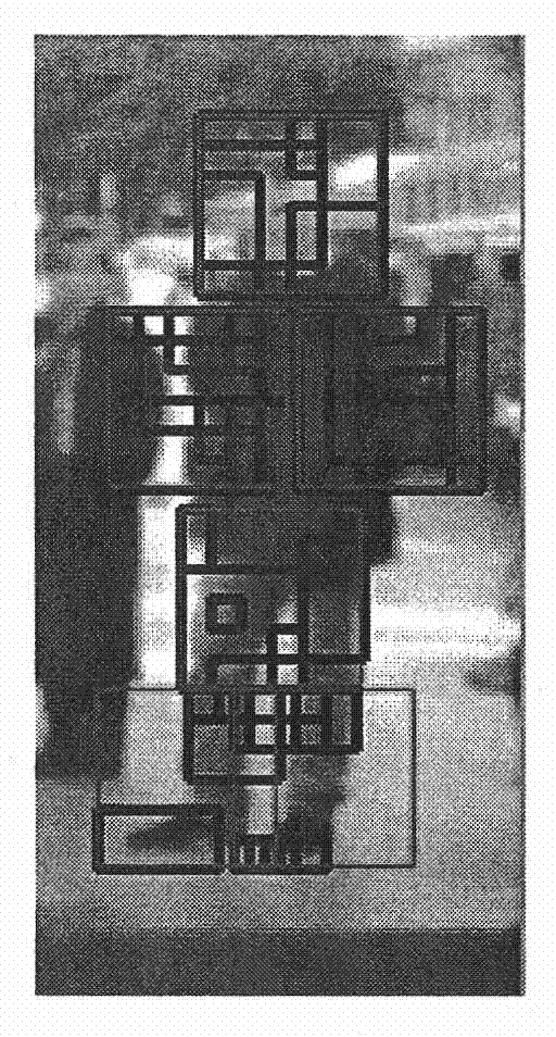 Method for detecting and identifying targets based on component structure model