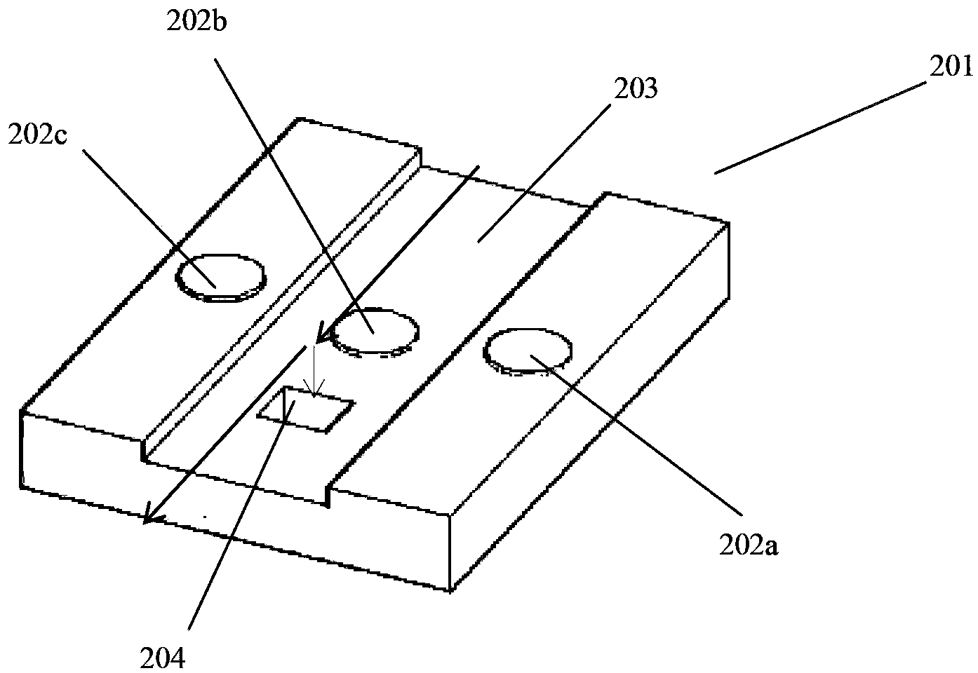 Microfluidic device for fluid detection and method for making the same