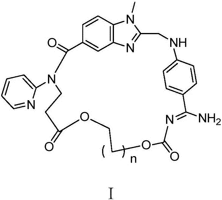 Dabigatran cyclic derivative and its preparation method and use