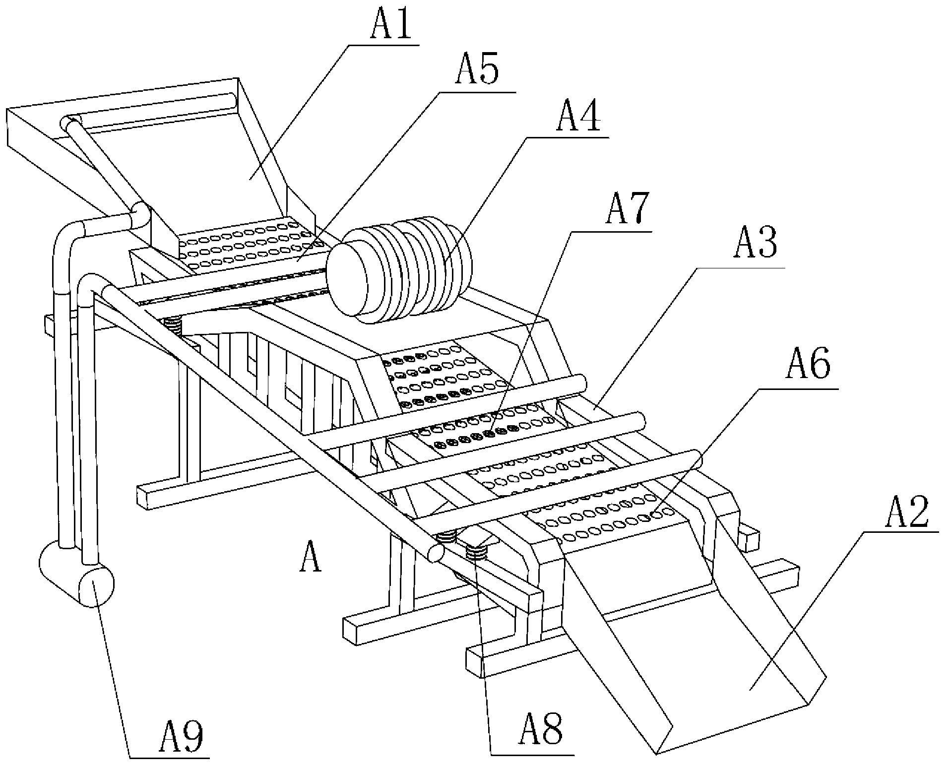 Beneficiation machine set