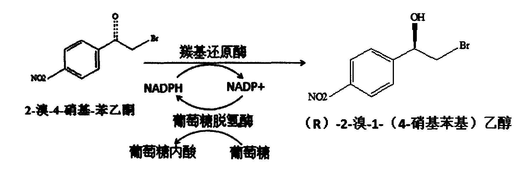 Method for preparing (R)-2-bromo-1-(4-nitrophenyl) ethanol