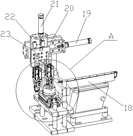 Automatic assembly machine for elastic piece type switches