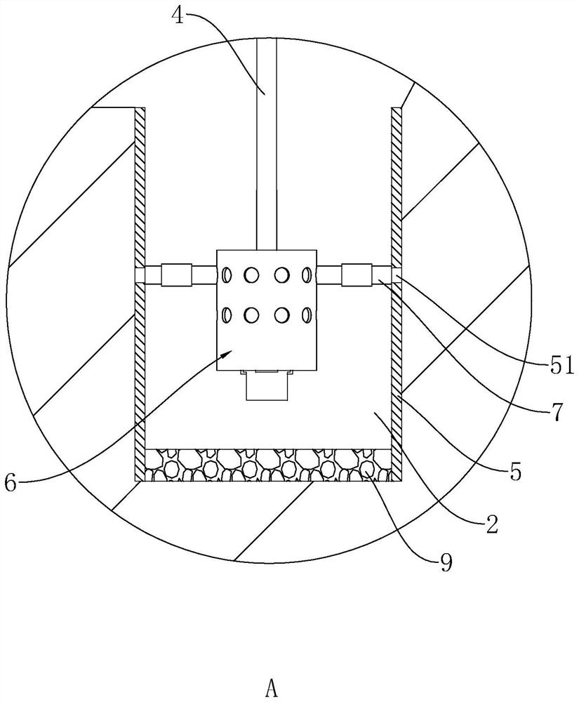 Hydrophobic water guiding device for foundation pit construction
