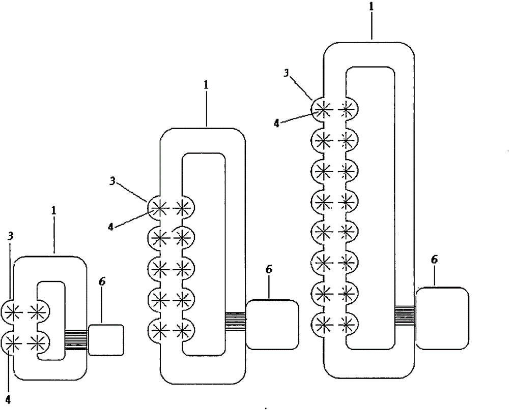 Combined pressurized circulating hydroelectric unit