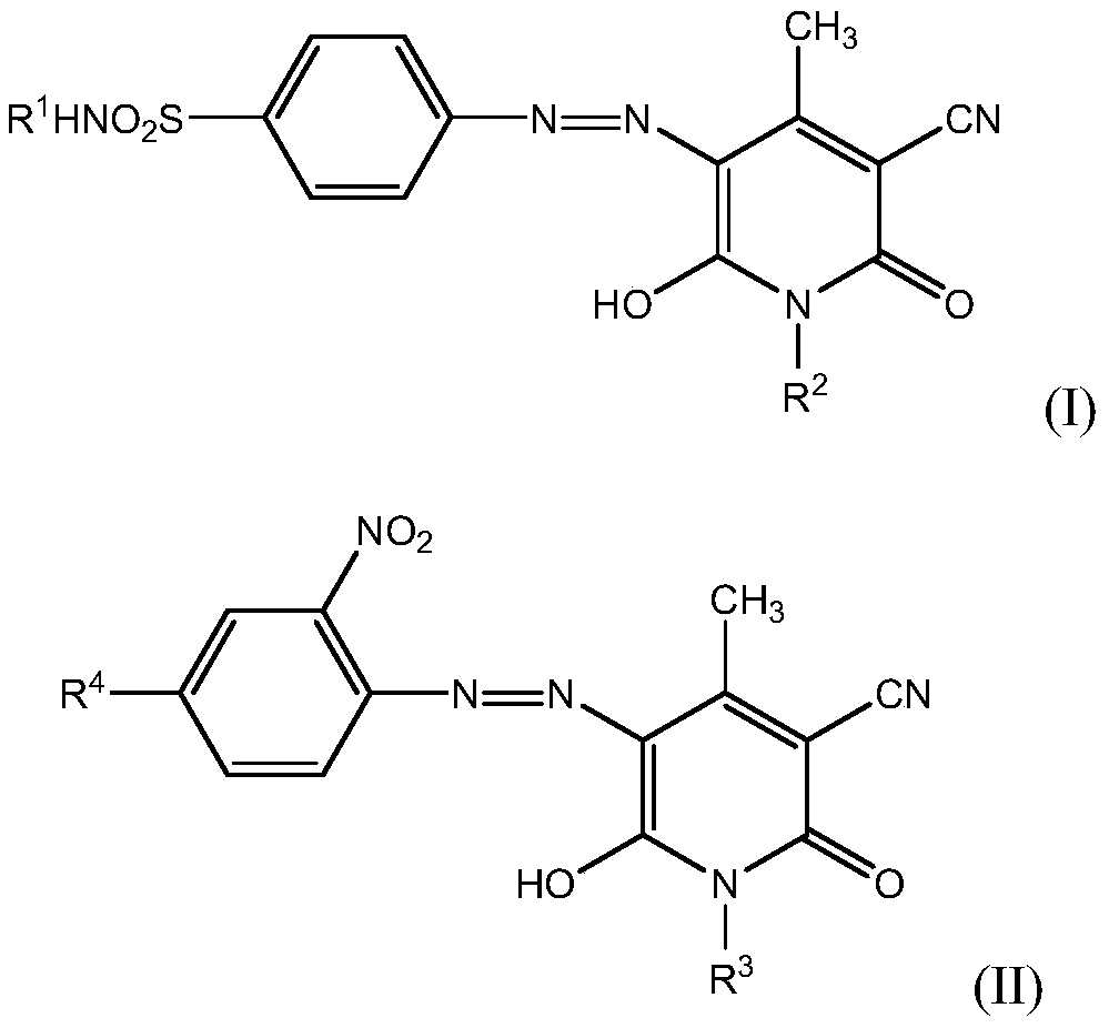 A kind of yellow to orange disperse dye composition and dye product