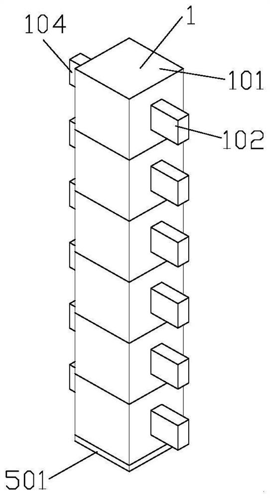 Green energy-saving fabricated building wall and construction method thereof