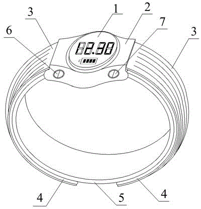 Solar photovoltaic watch with charge and discharge functions