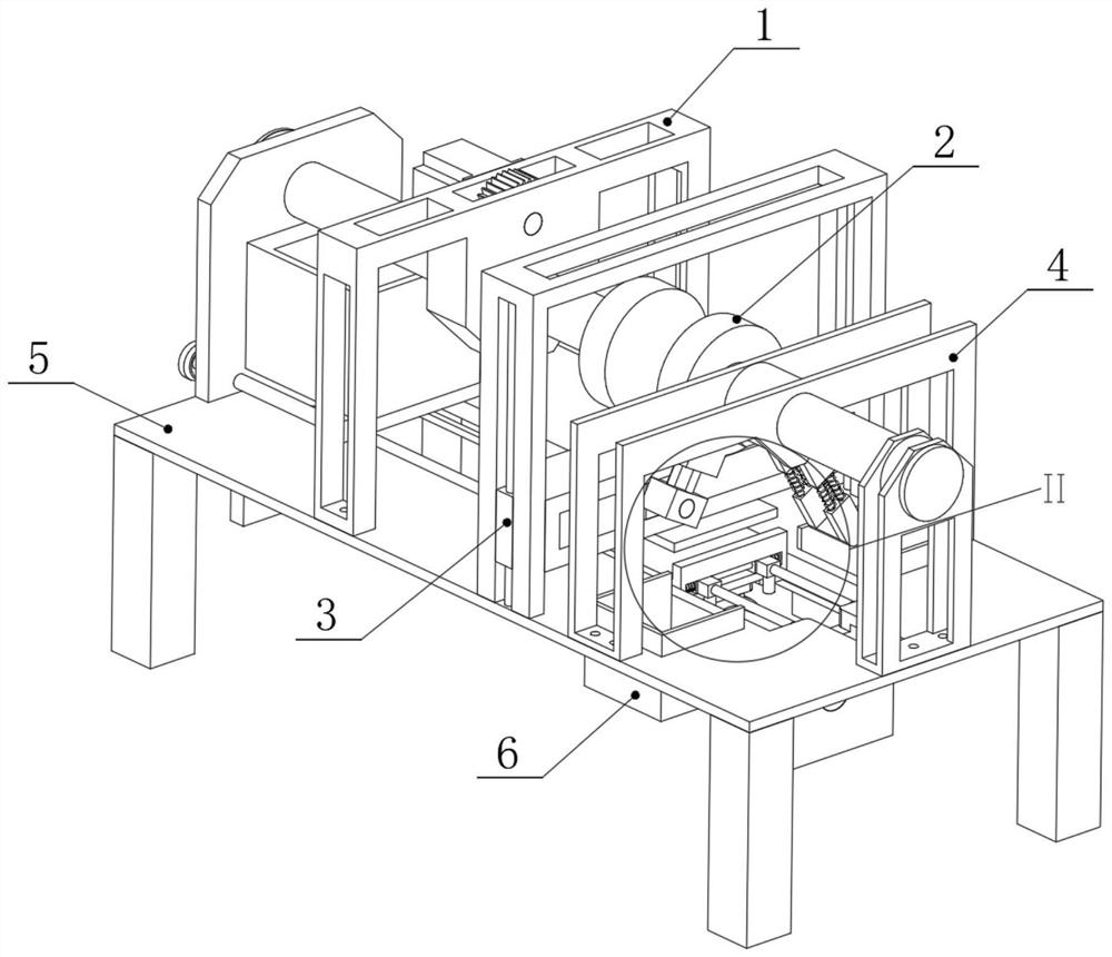 Machine part machining device and machining method in mechanical field