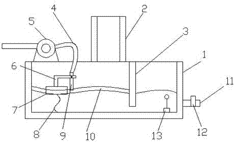 Sewage-oil liquid separation and collection device