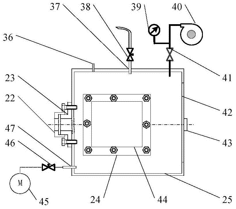 Test device for high-pressure combustible gas leakage spontaneous combustion and shock wave induction ignition