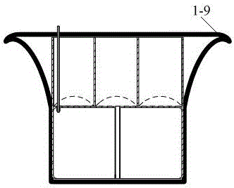 Inflation watering planter for plants