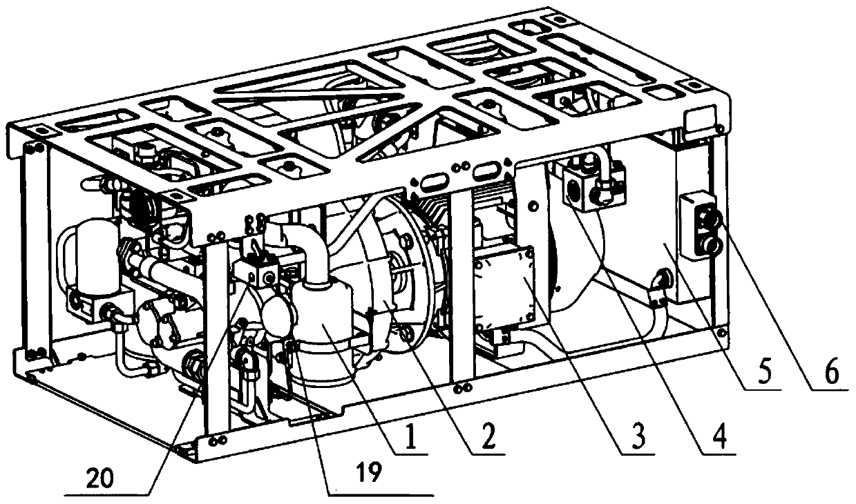 Variable-frequency wind supply device for rail transit vehicle