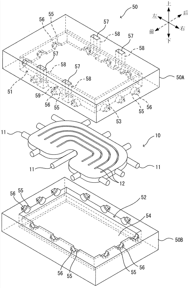 Electronic component cooling unit and power converting device