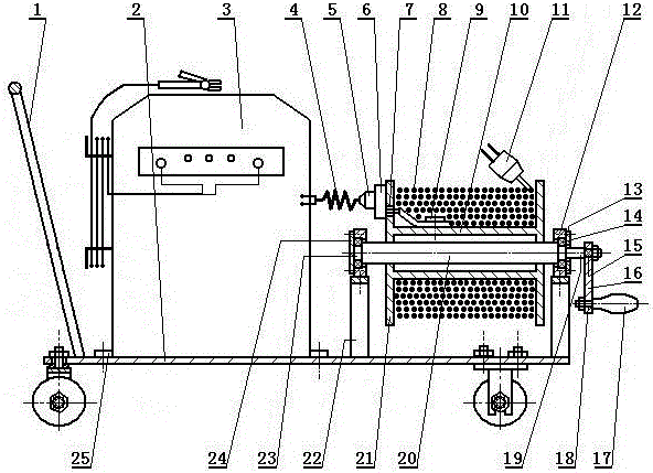 Electric welding machine capable of remotely welding