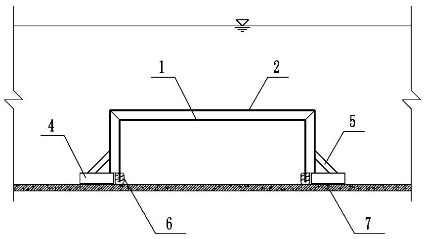Maintenance method for large-scale channels without stopping water