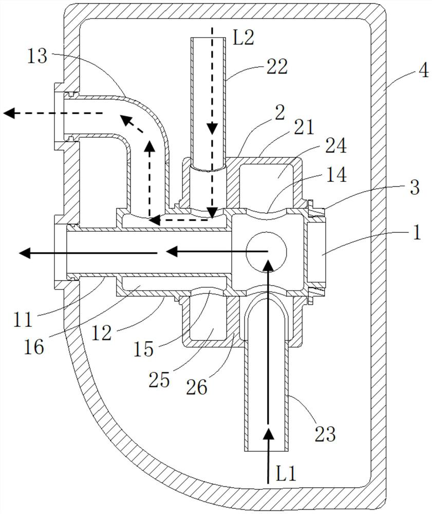 Lubricating oil tank oil suction and exhaust mechanism capable of adapting to multiple working postures of airplane