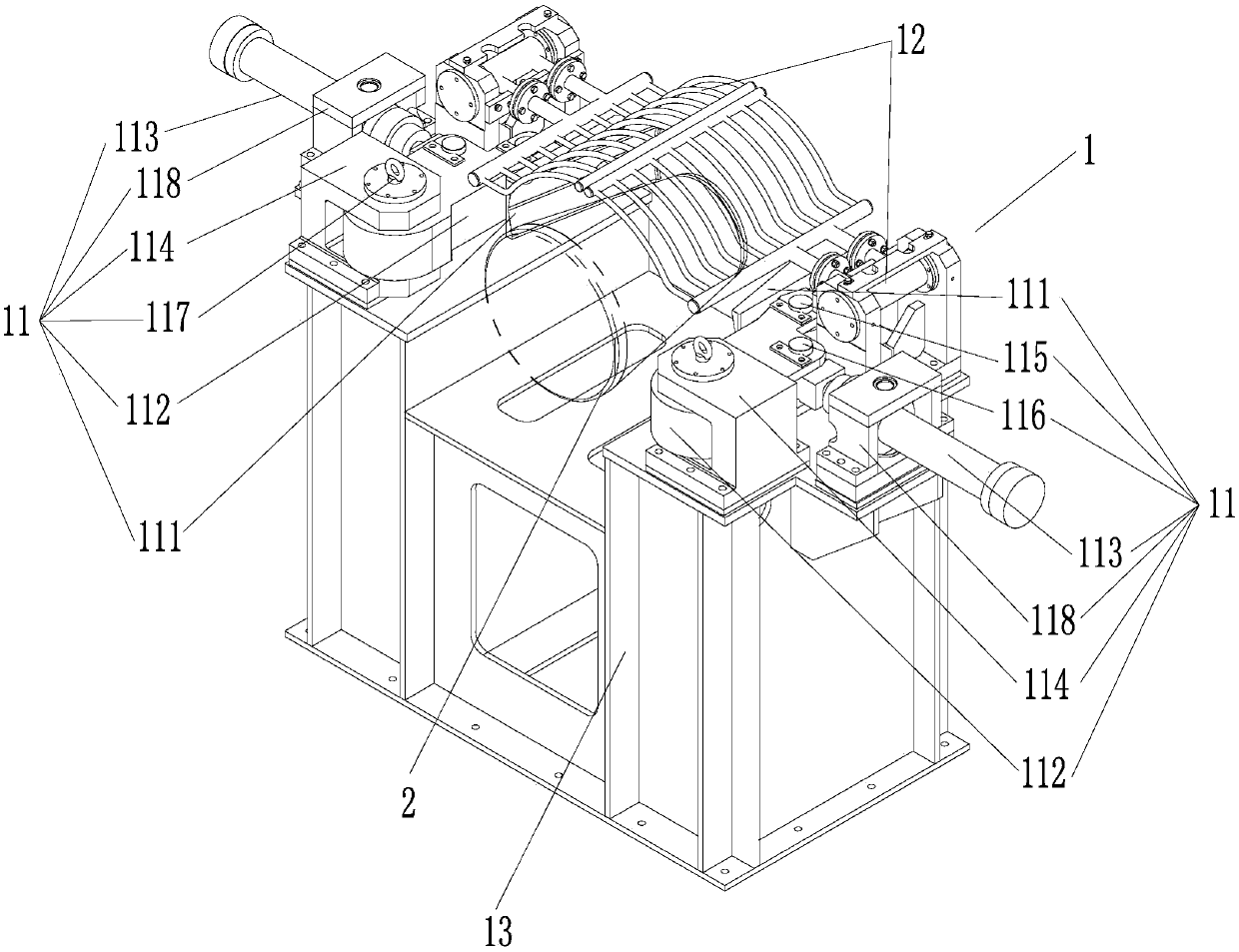 Head clamping spray cooling device