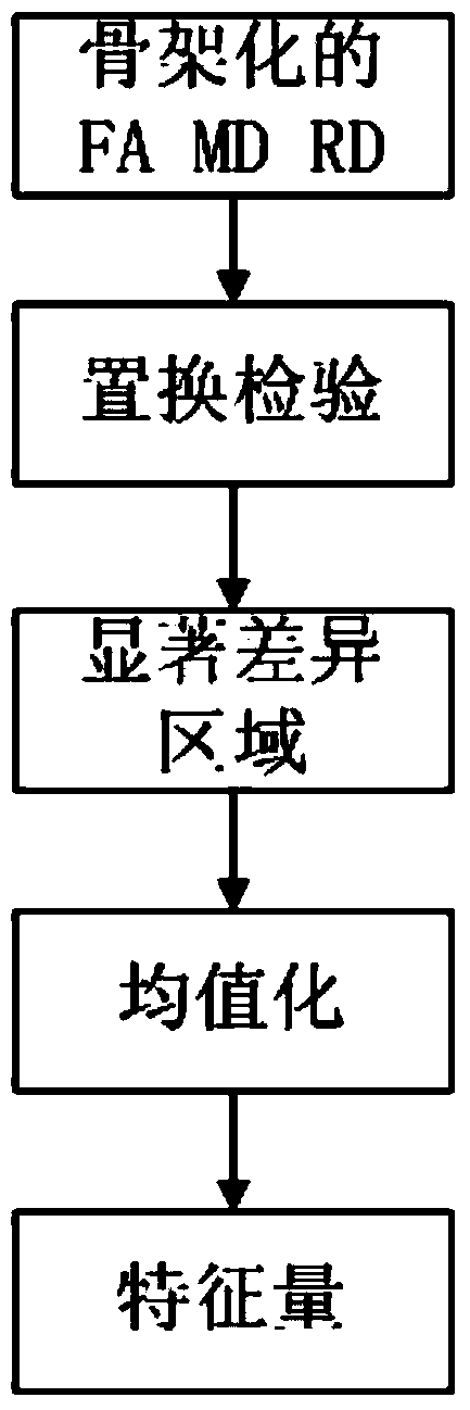 DTI image analytical method based on multiple variables