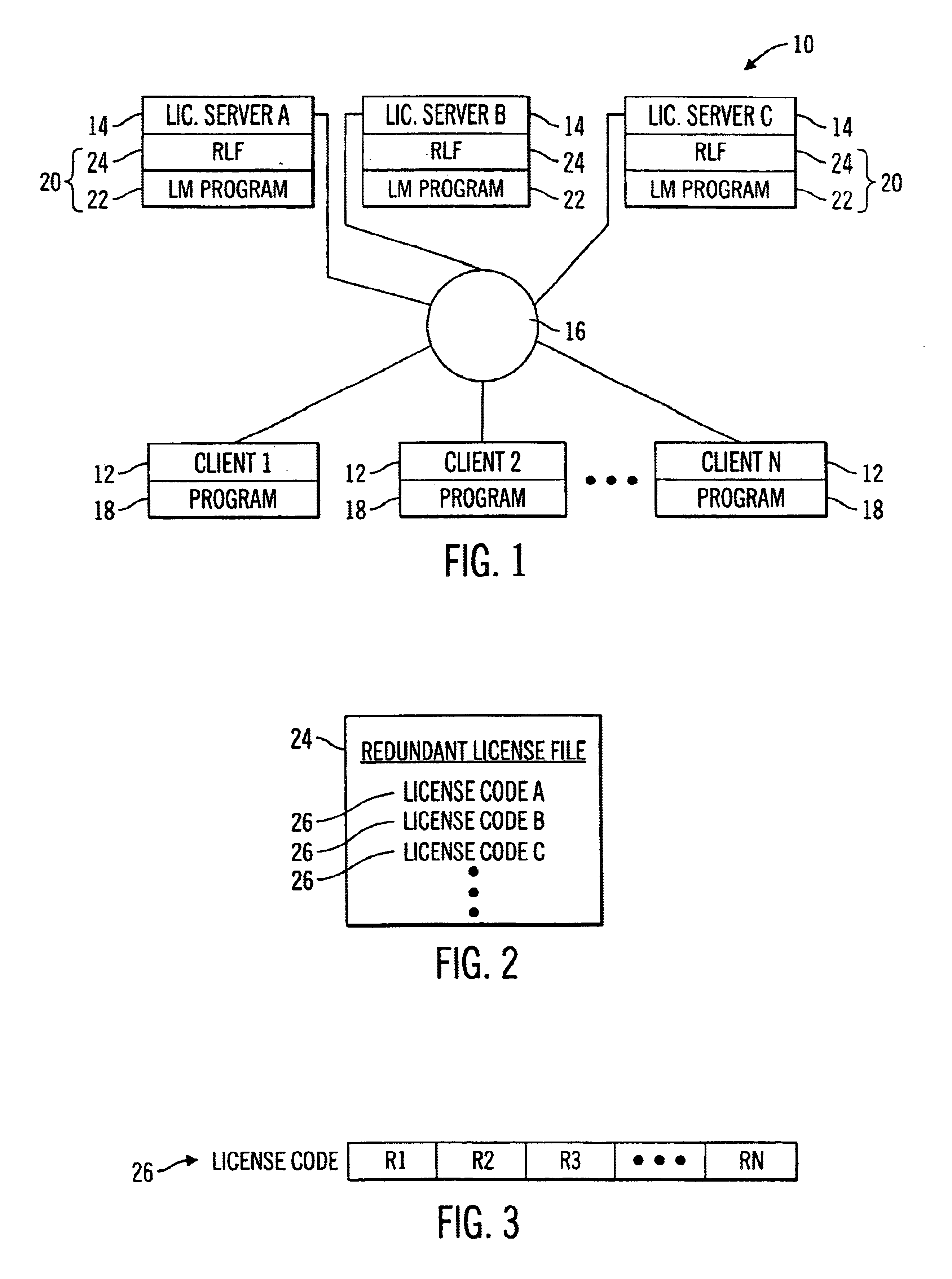 System and method for selecting a server in a multiple server license management system
