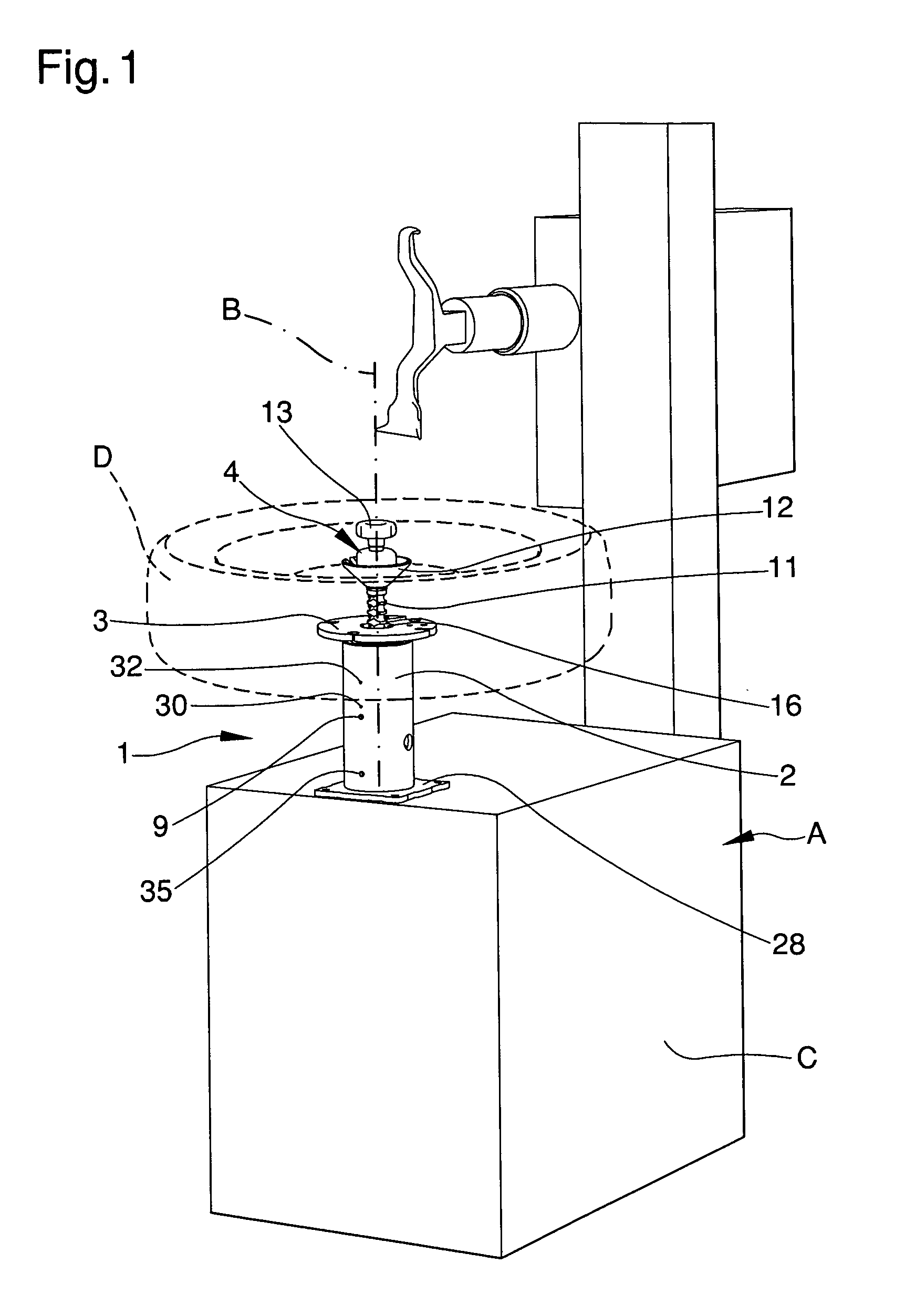 Device for locking wheel rims for vehicles on repair workshop machines, particularly tire-changing machines or the like