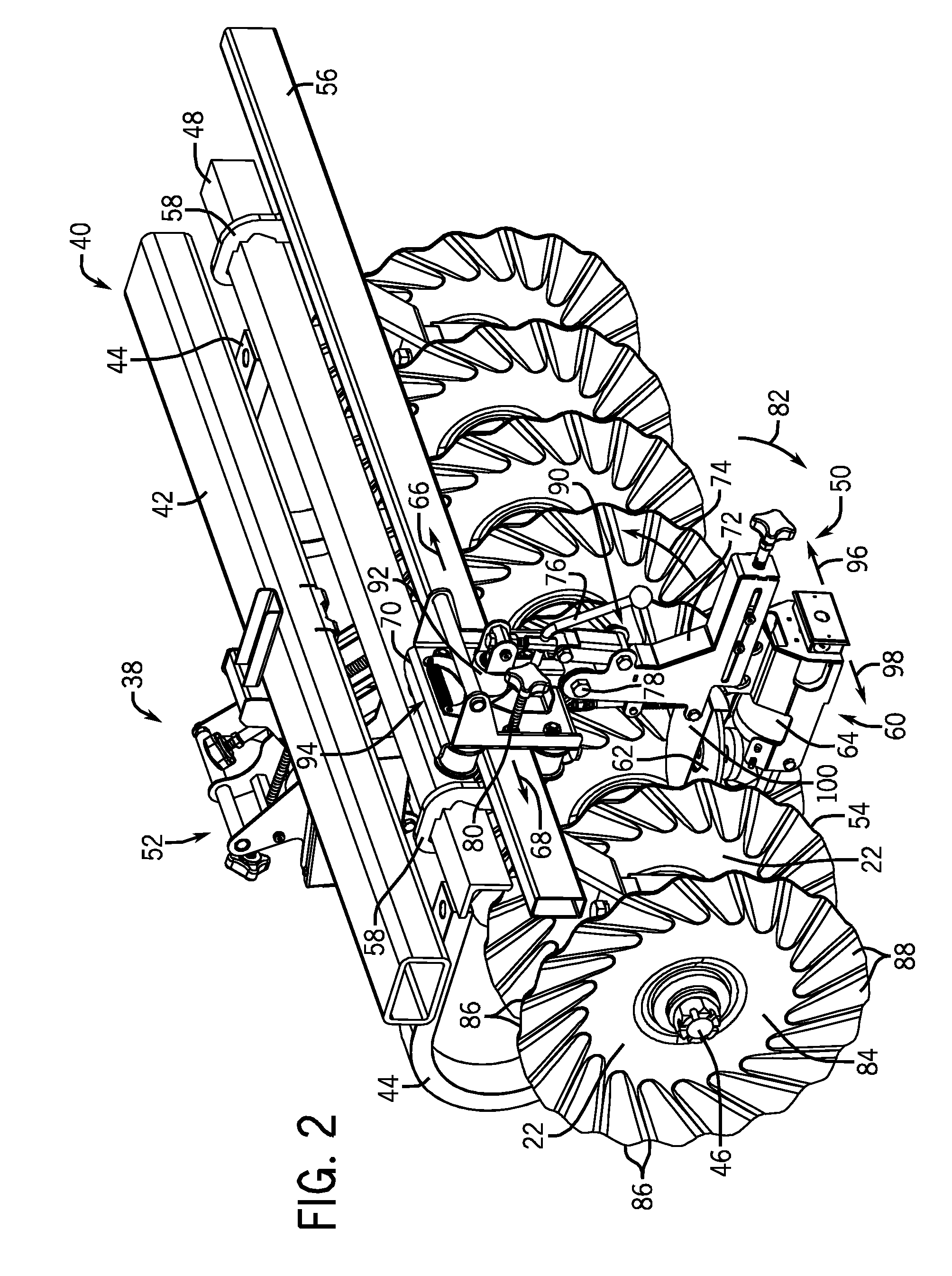 Blade sharpening system for agricultural implements