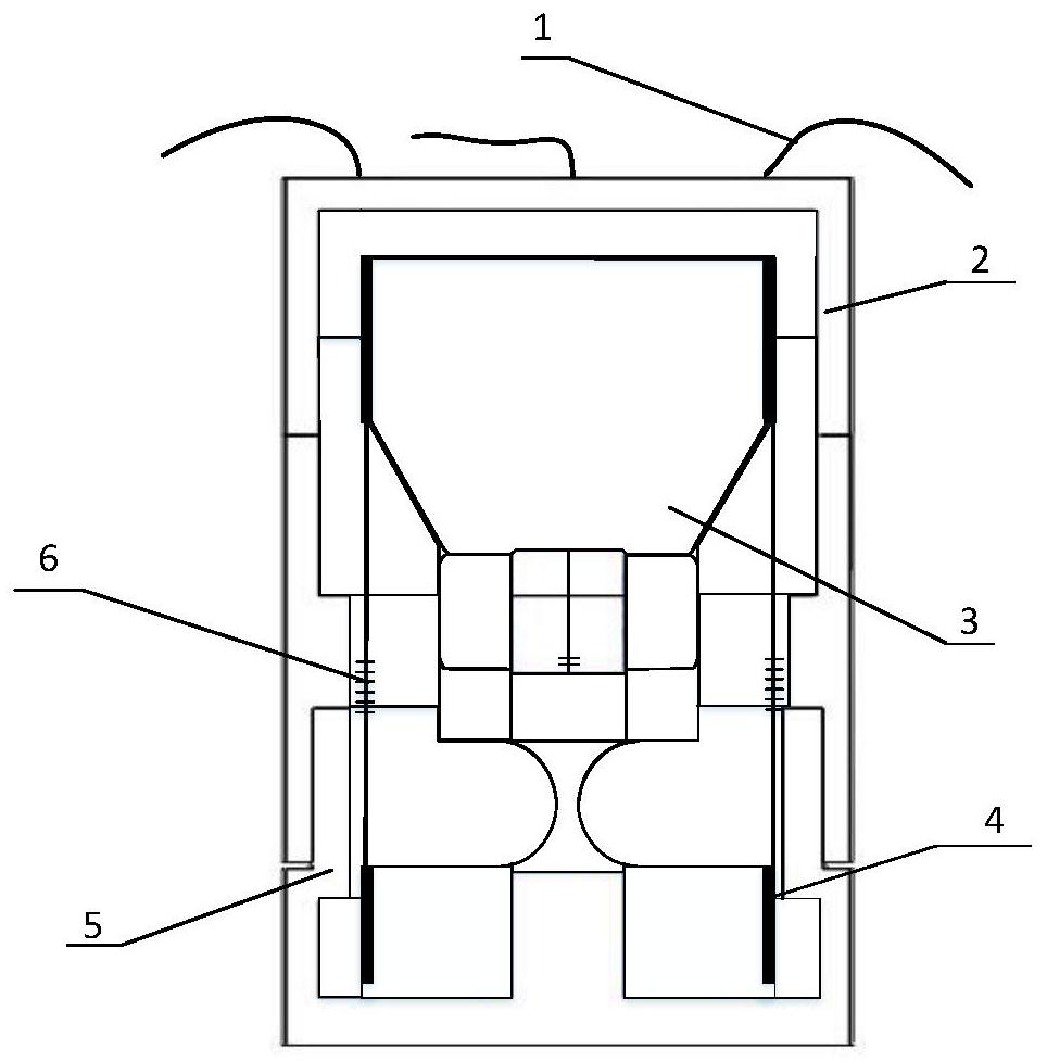 A FBG two-dimensional acceleration sensor based on U-shaped groove structure and its measurement method