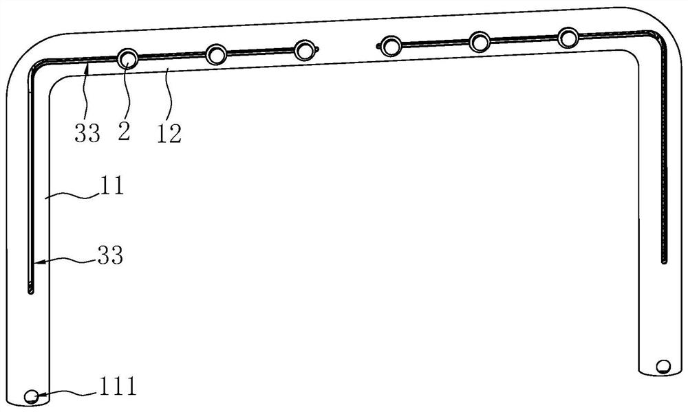 Low-position road lighting system