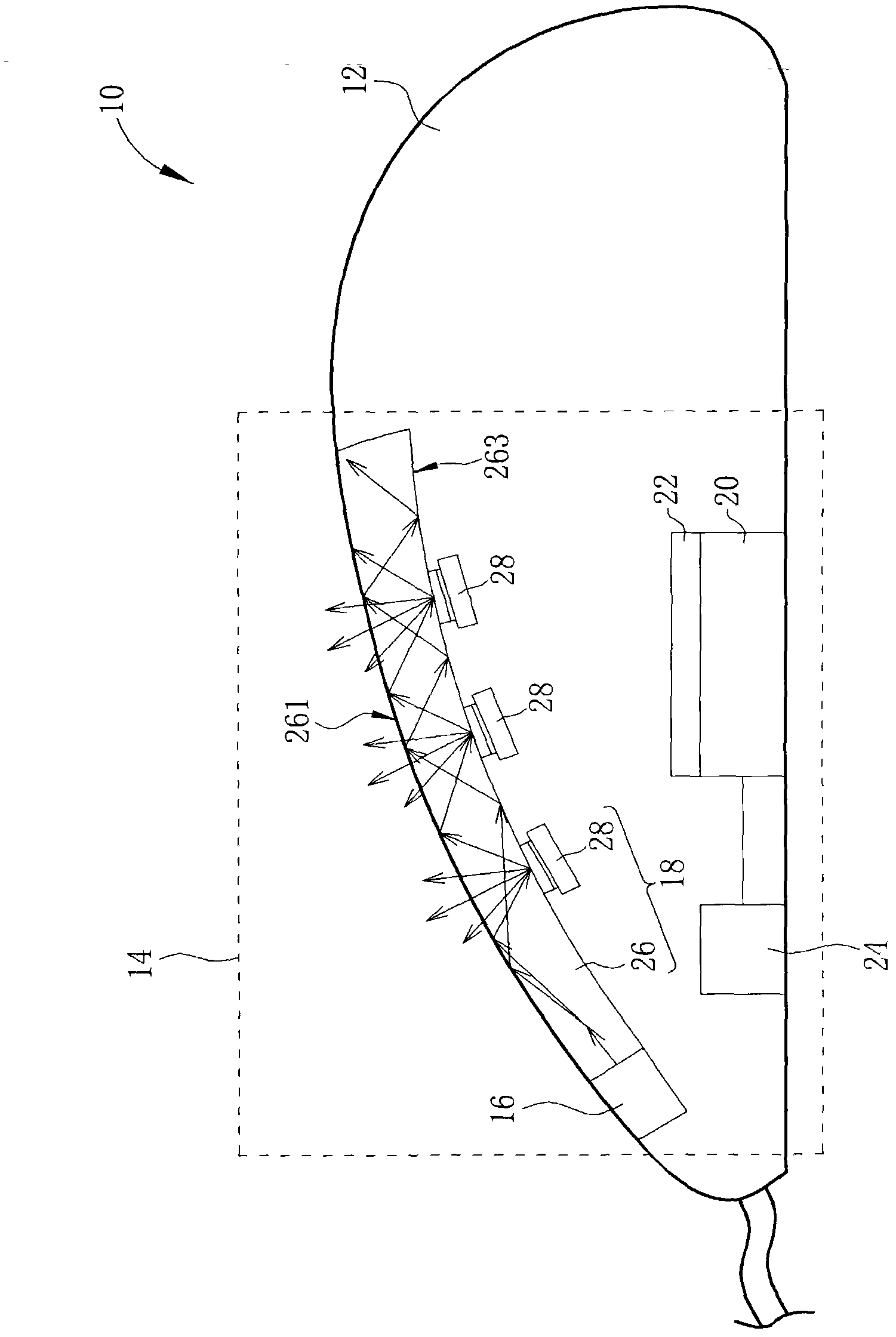 Light-guide module and related light sensing device