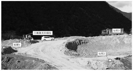 Ground laser scanning three-dimensional point cloud data registration method