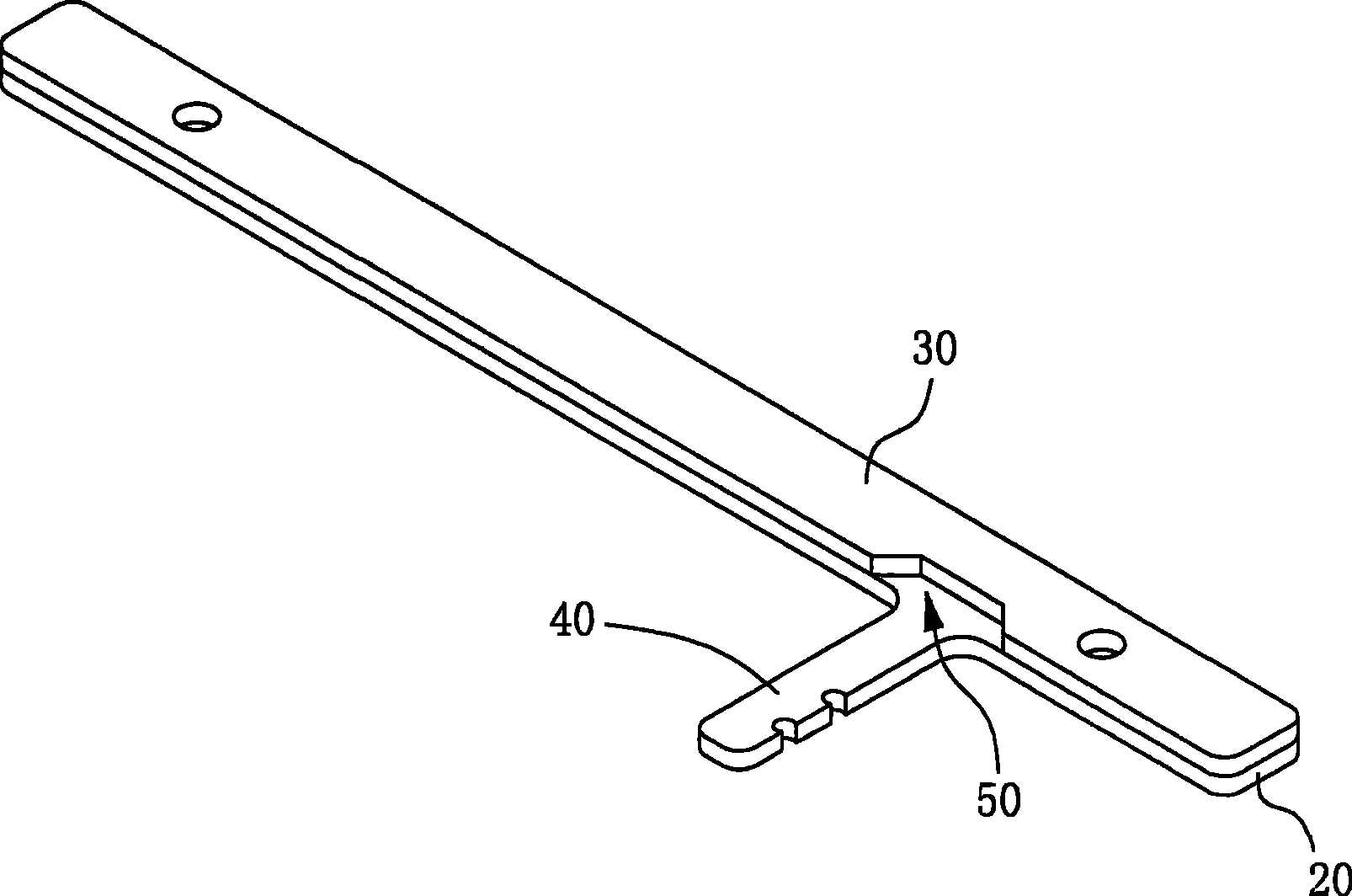 Reinforcing structure for flexible circuit board