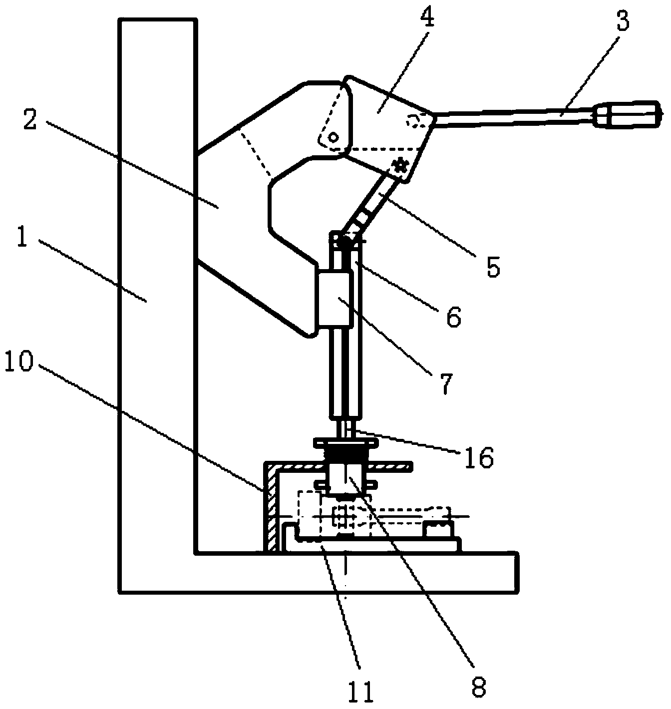 Piston pin clamp spring press-fitting device