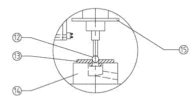 Device for machining hole
