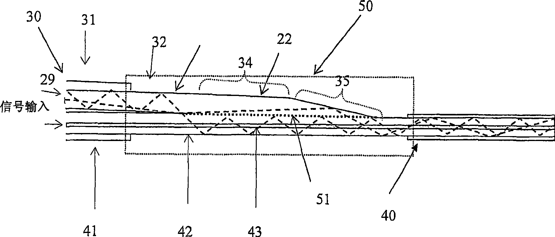 Optical apparatus comprising a pump-light-guiding fiber