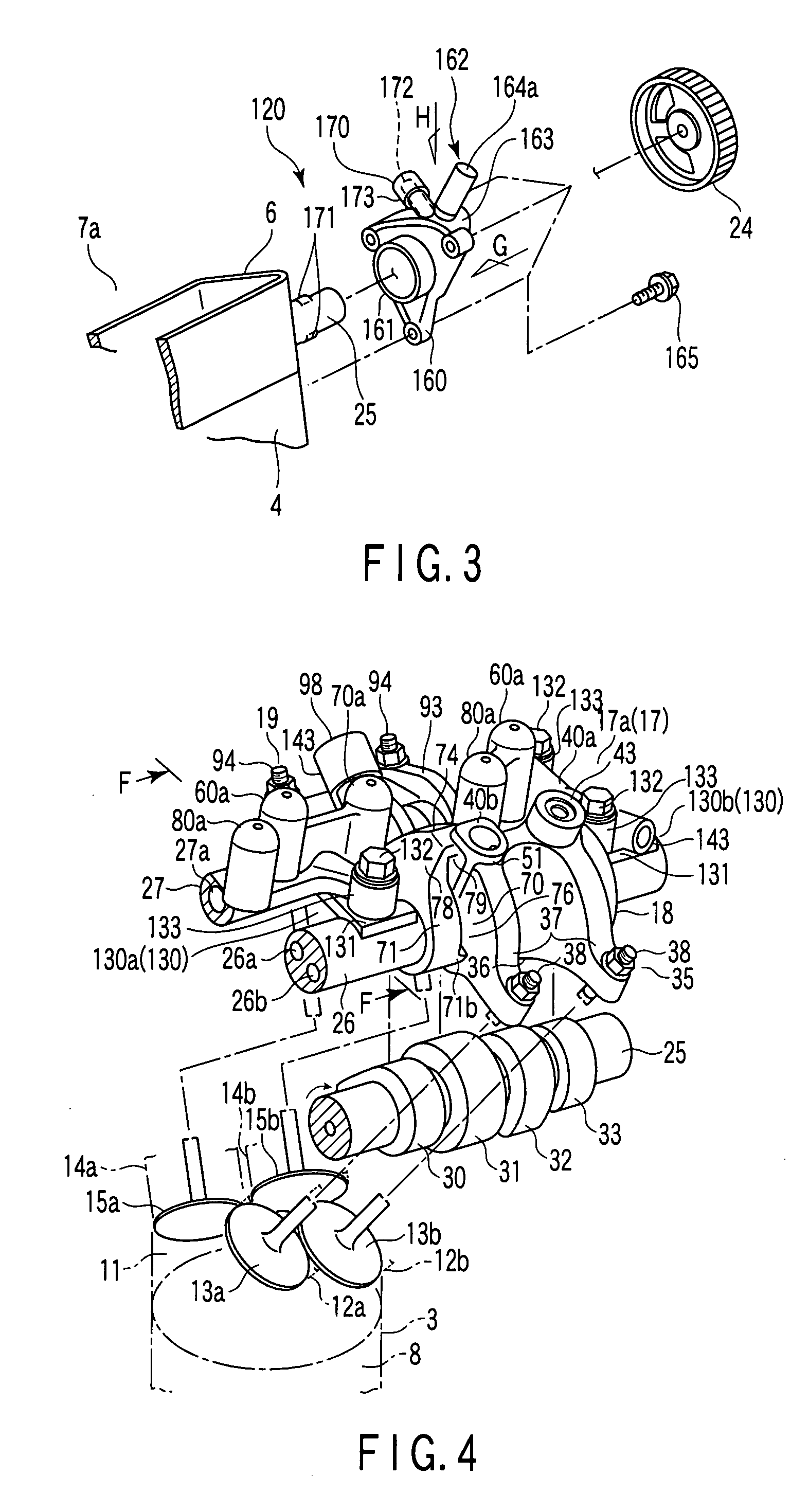 Variable valve device for internal combustion engine