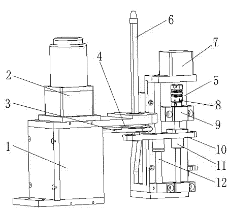 Automatic brazing device of connection between copper and stainless steel
