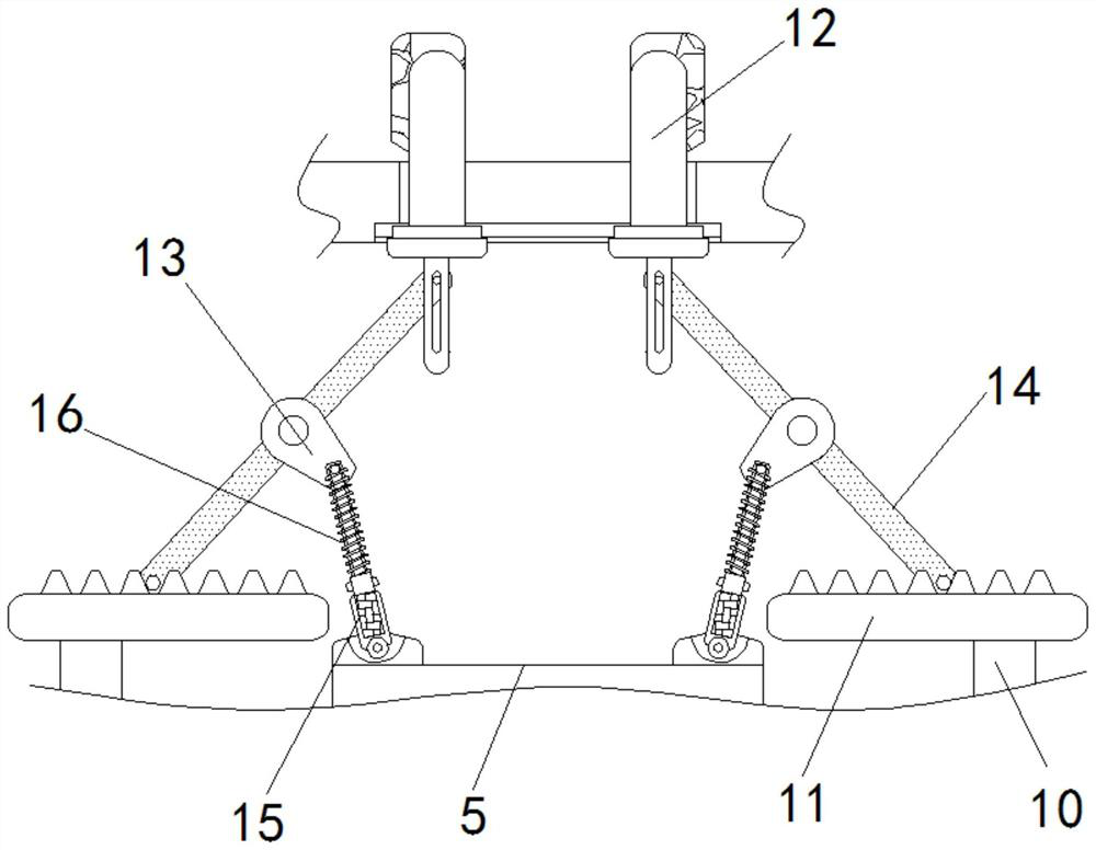Big arm vibration measuring device for crane