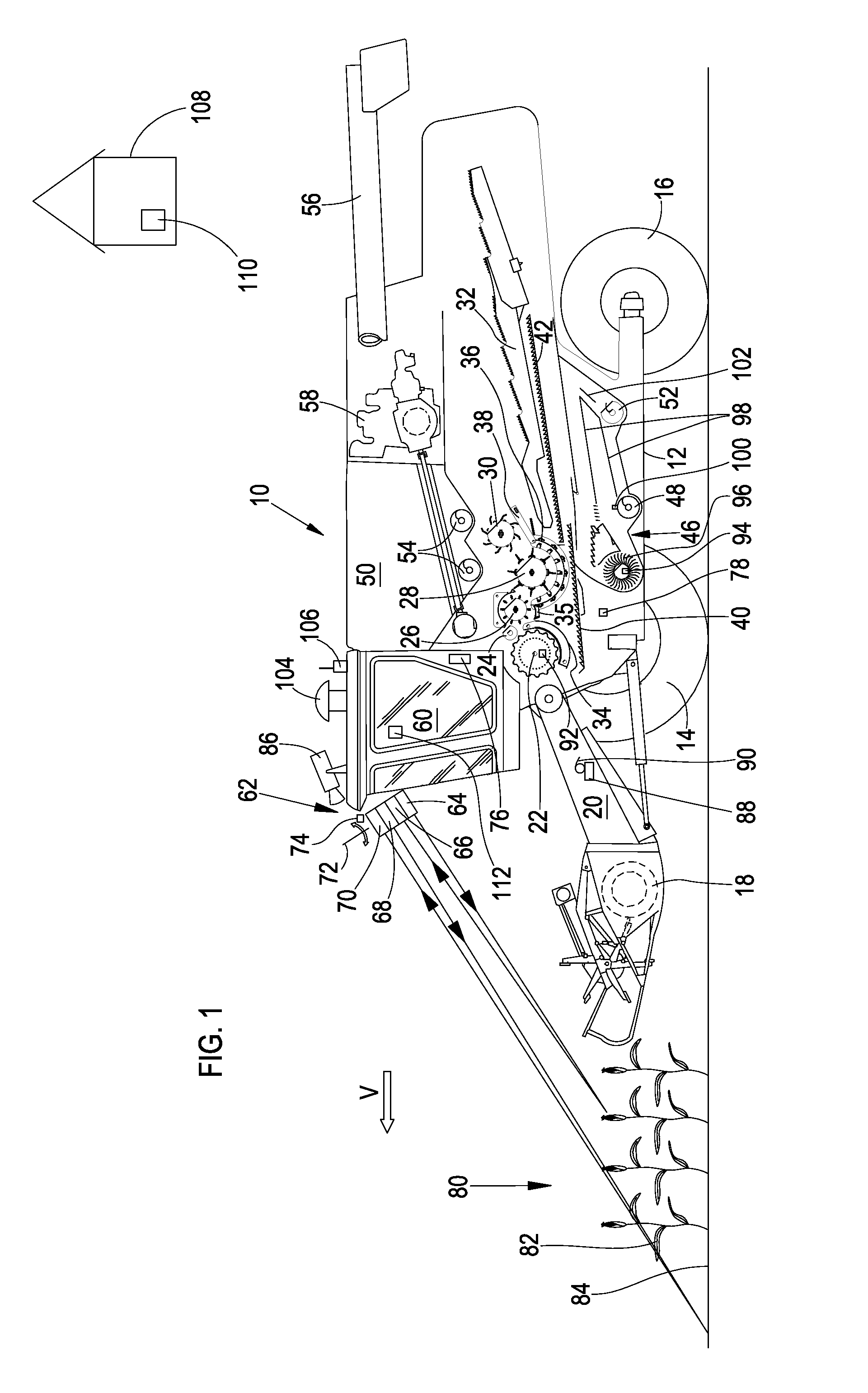 Arrangement and method for the automatic documentation of situations during field work