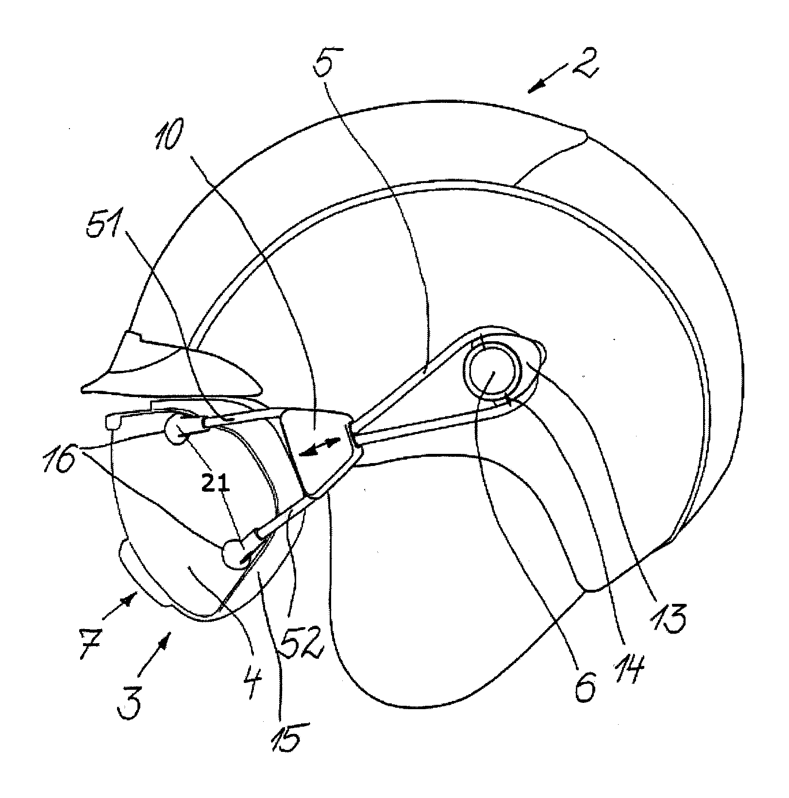 Sports Goggles with a Sports Helmet