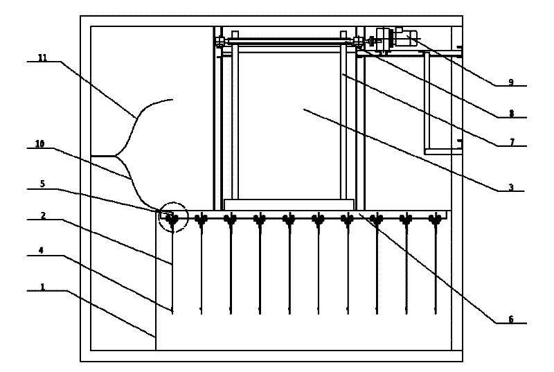 Adjustable liquid resistance device and application method thereof