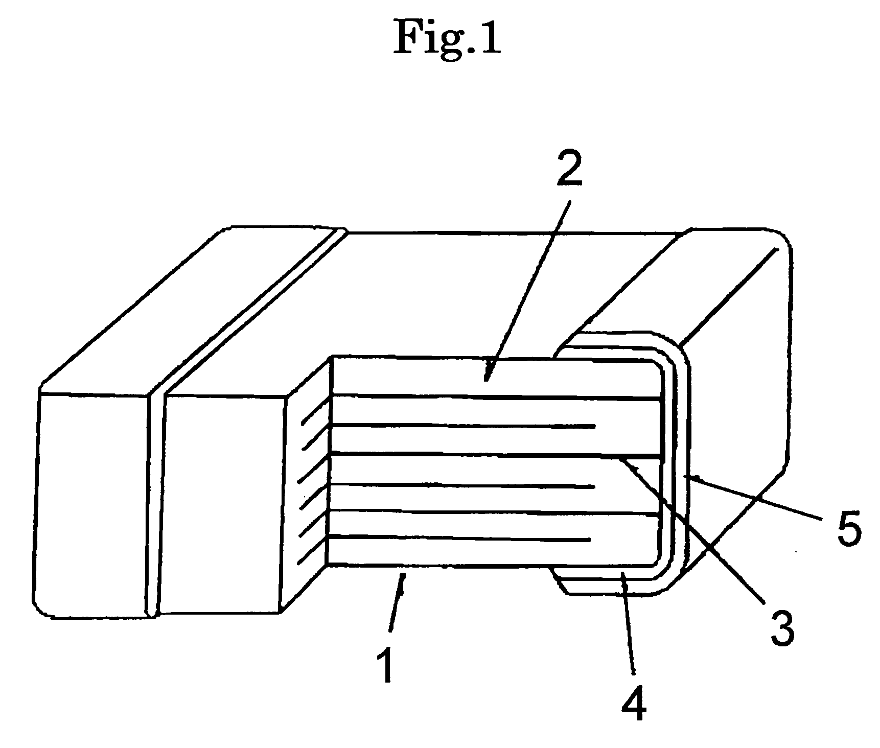 Electronic part with external electrode